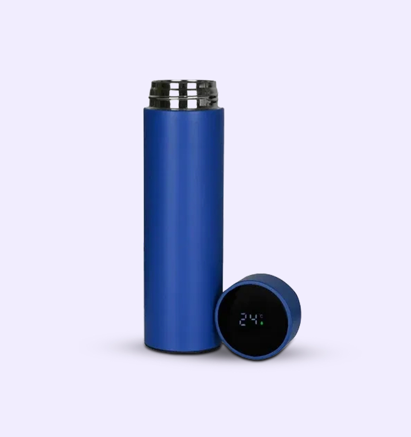 500 ml Trendy Blue Temperature Water Bottle - Joytree Global
