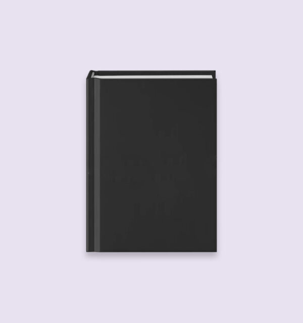 Black Diary Notebook with Elastic Band