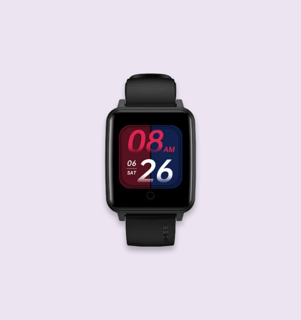 Black Square Noise Excel Smart Watch for Daily