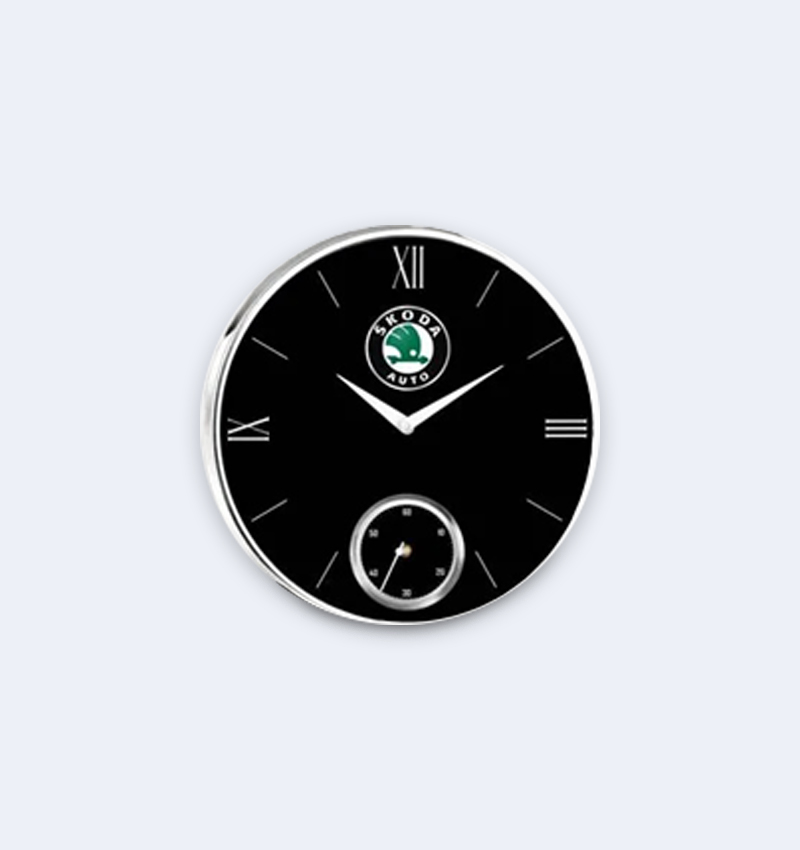 Classy Wall Clock with Separate Seconds Hand