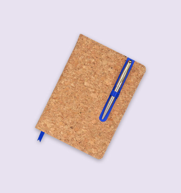 Cork Eco friendly A5 Notebook with Pen Slot