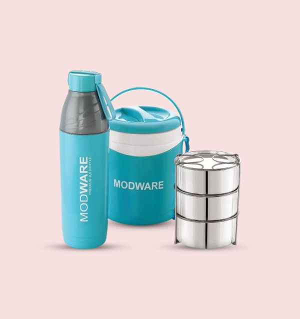 Corporate Lunch Box and Insulated Water Bottle Combo Set