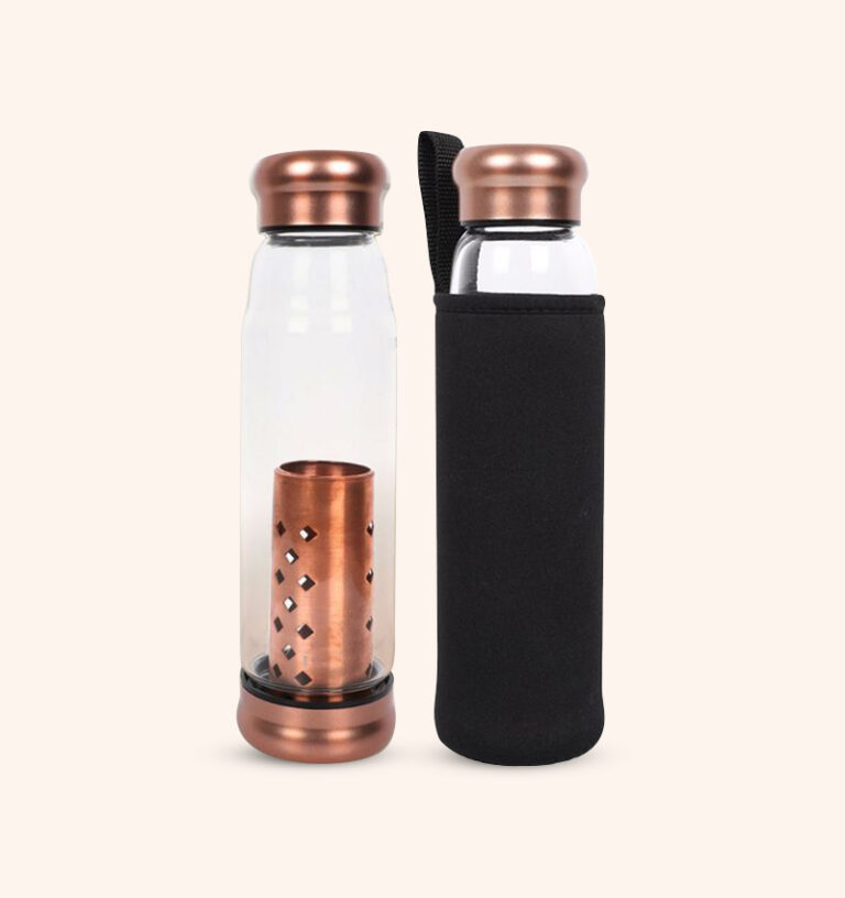 copper charge water bottle