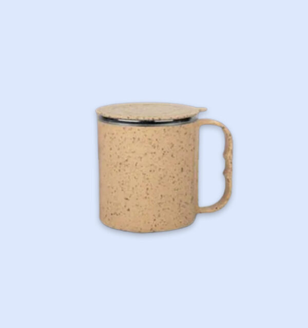 Eco Friendly Coffee Mug with Steel Inside & Made with Wheat Fiber