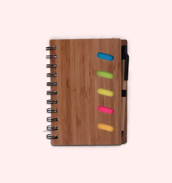 Eco Notebook With Pen and Sticky Pads