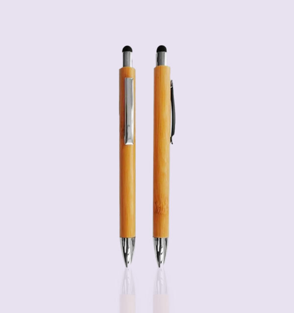 Eco friendly Natural Bamboo Pen with Stylus