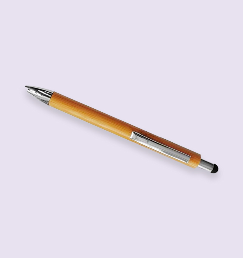 Eco friendly Natural Bamboo Pen with Stylus