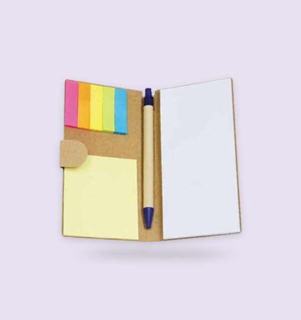 Ecological Note Pad With Sticky Note & Ball Pen