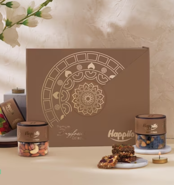 Cherish your Corporate Diwali Gift Hamper with Happilo blossom