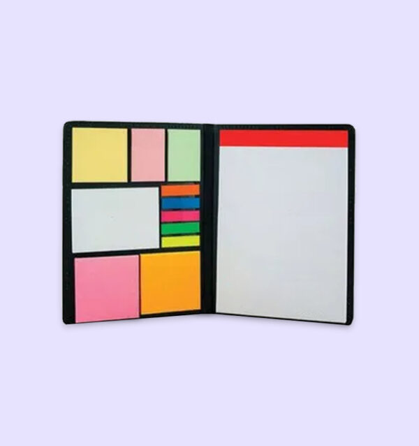 Foam Folder With Sticky Note Pad