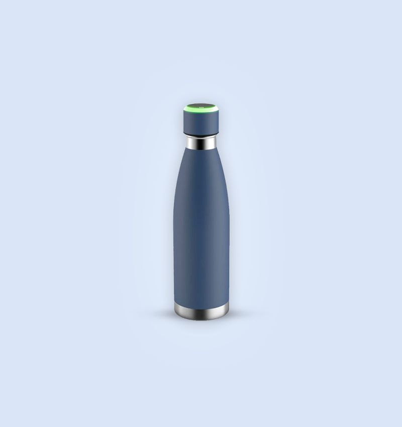 Fuzo Prompt Smart Hydration Reminder Steel Bottle