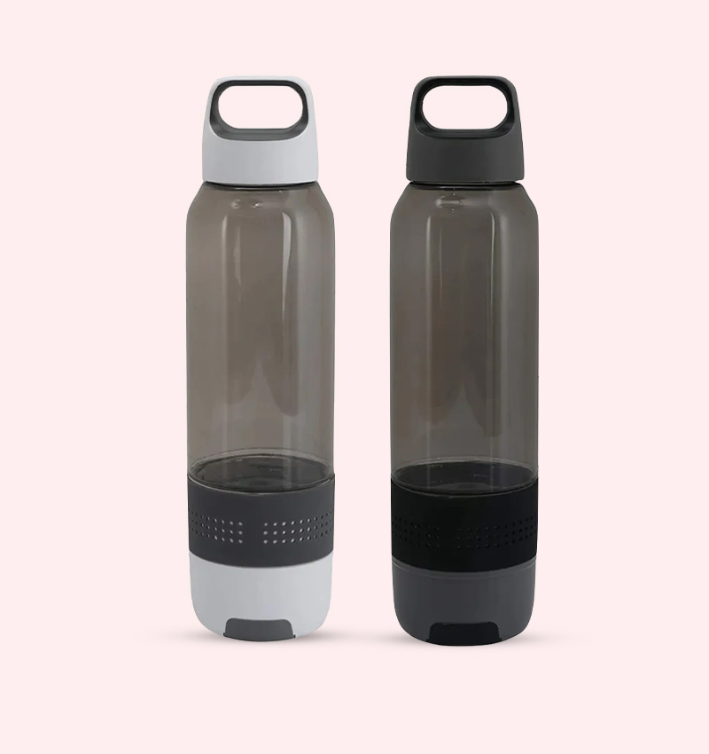H2Go Water Bottle with Mobile Stand and Cooling Towel