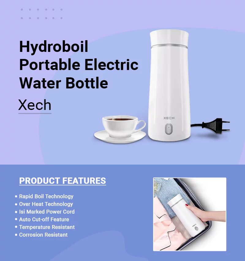 Hydroboil Portable Electric Water Bottle