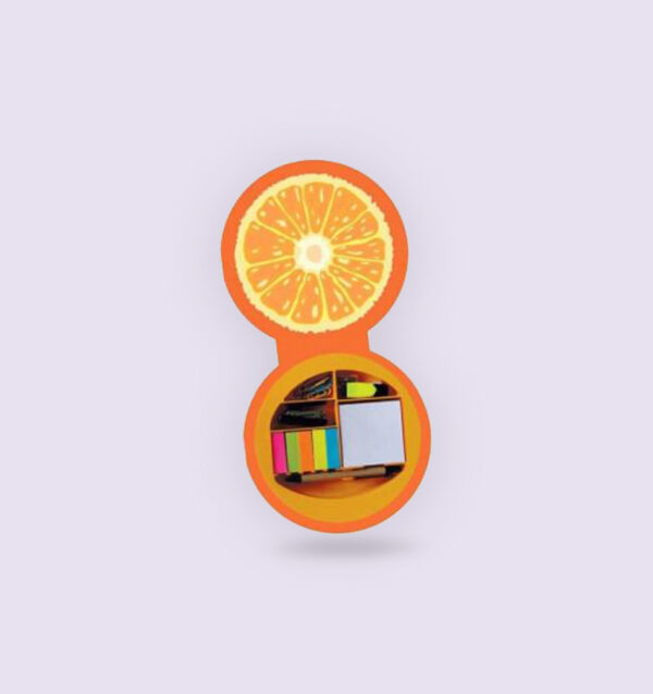 Orange Shape Stationery Kit