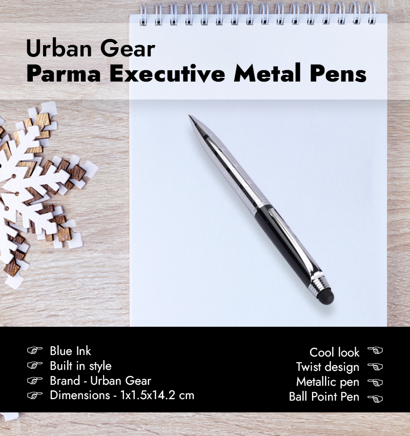 Urban Gear Parma Executive Metal Pens infographic