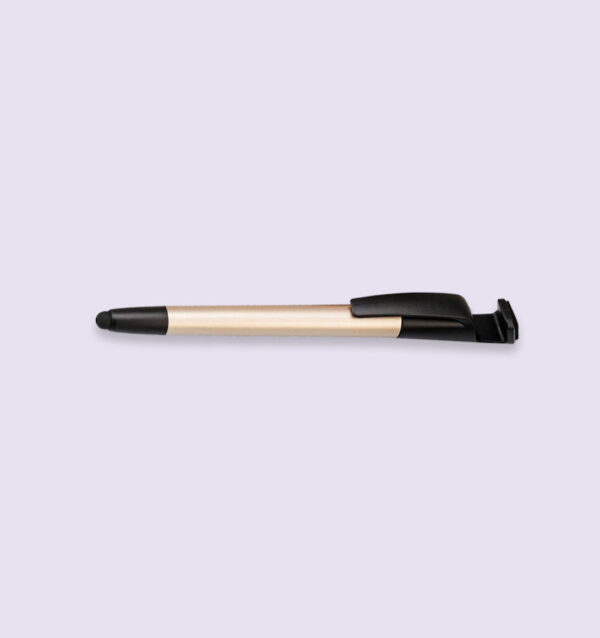 Pen With Mobile Stand, Stylus and Screen Cleaner