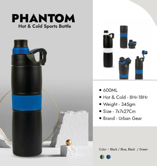 Phantom Hot & Cold Sports Bottle Infographic