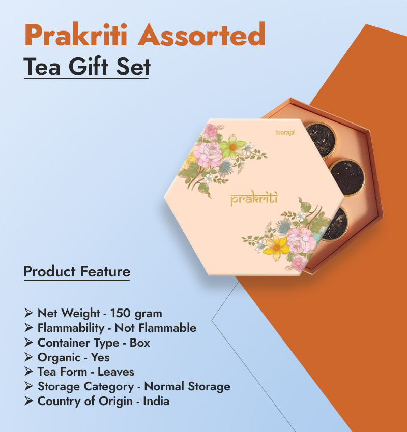 Prakriti Assorted Tea Gift Set infographic