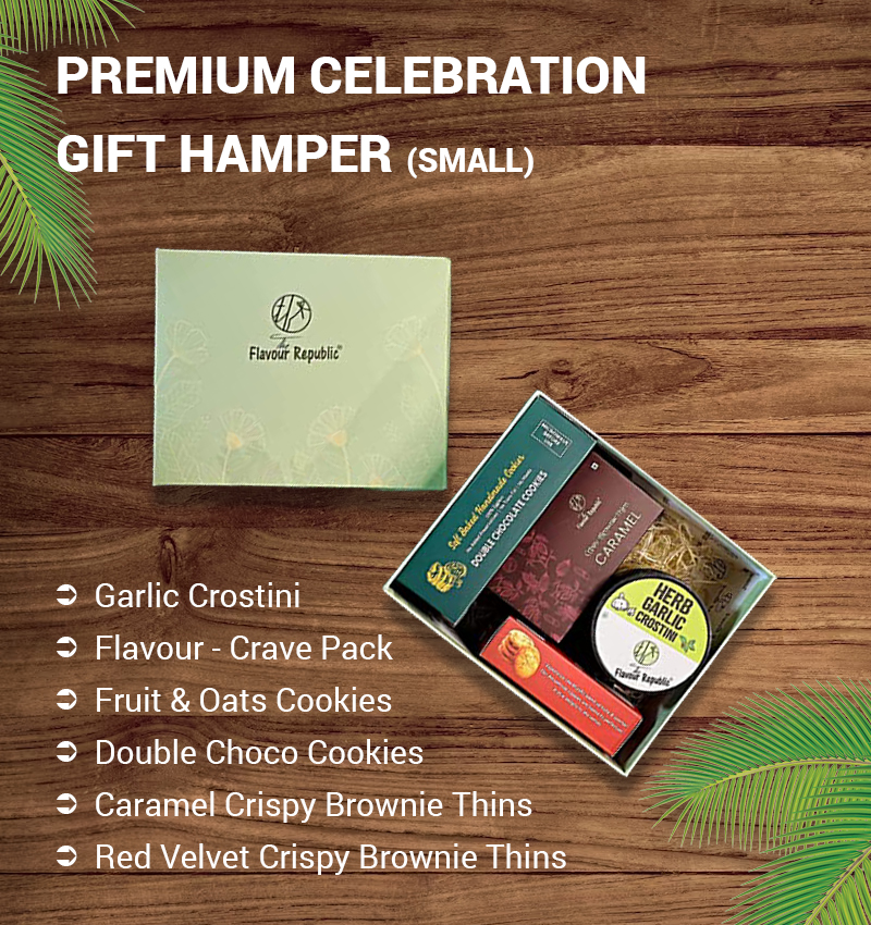 Premium Celebration Gift Hamper (Small) infographic