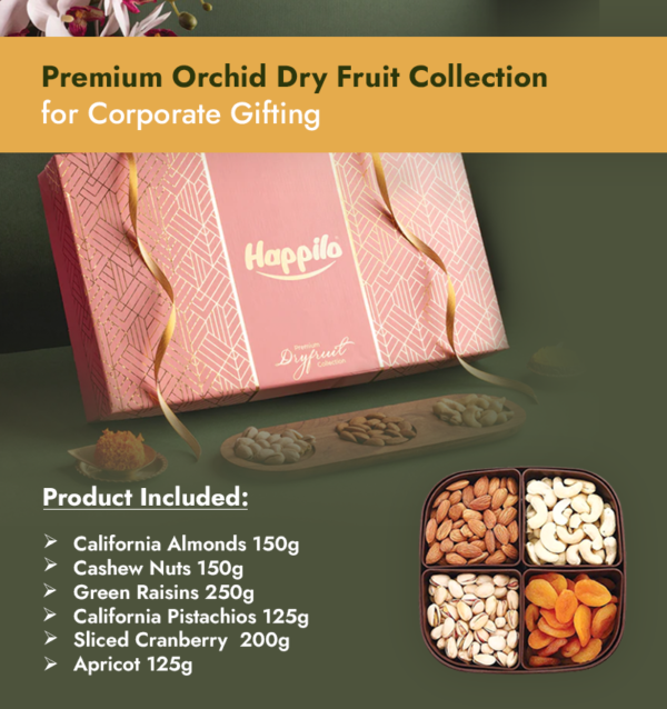 Premium Orchid Dry Fruit Collection for Corporate Diwali Gift