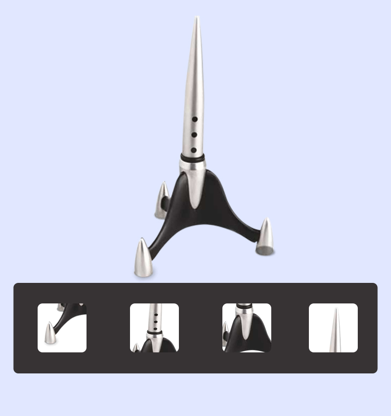 Rocket Shape Pen Holder Infographic