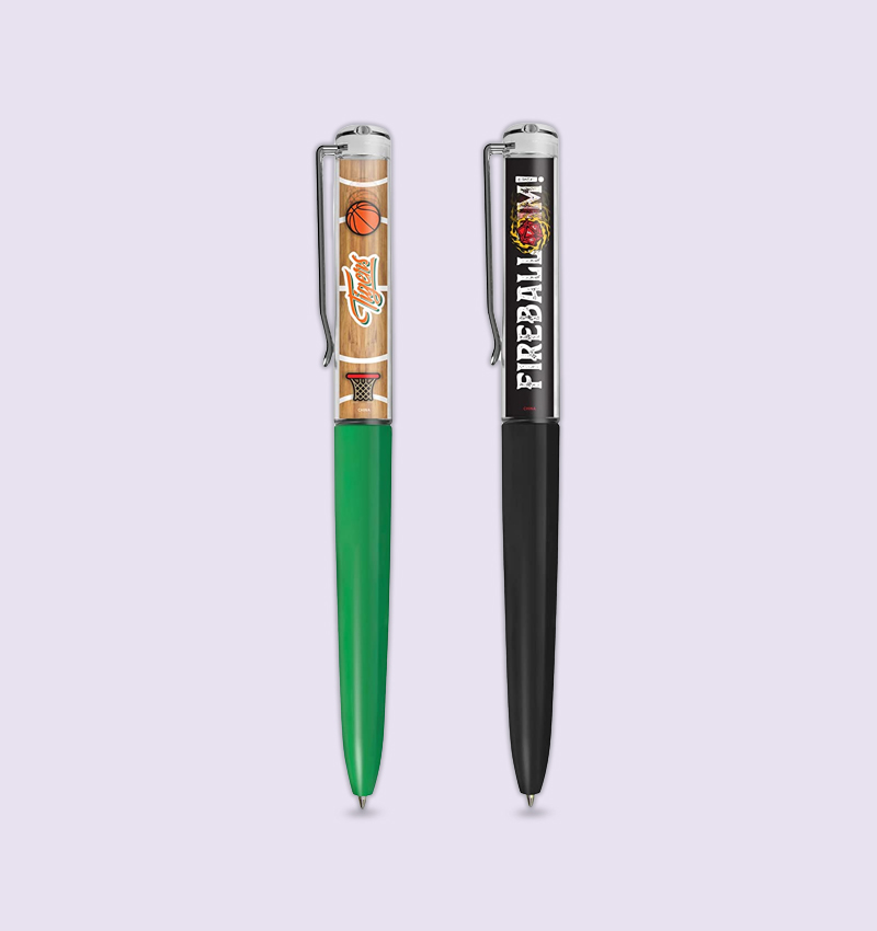 Set of Two, Hawkins High School and Hellfire Club, Multicolor Floaty Pens