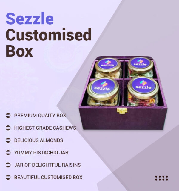 Sezzle Customised Box infographic