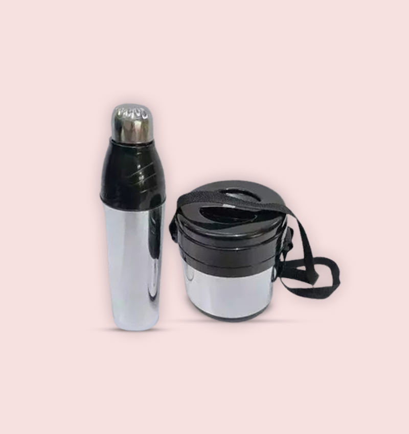 Kute Insulated Lunch Box and Water Bottle Combo Set