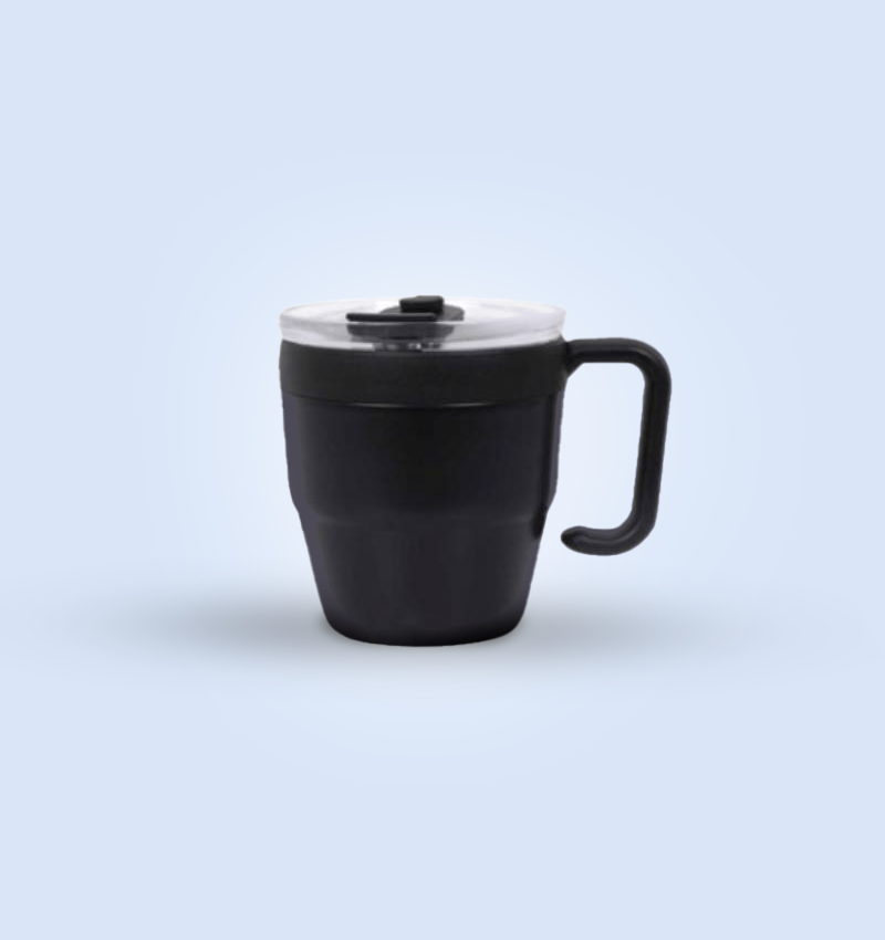 Stoup Fuzo: Stainless Steel Double Wall Mug with Handle