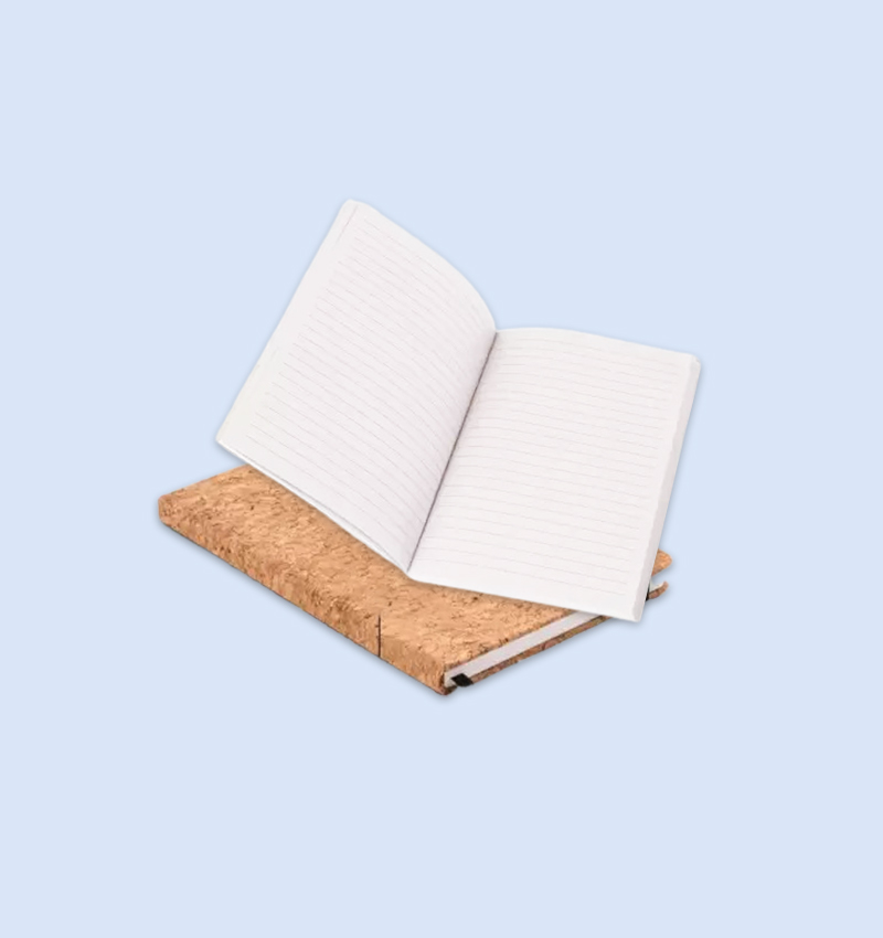 Perfect Eco friendly A5 notebook with Hard bound cover and Elastic fastener With memorandum & Bookmark ribbon